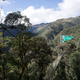 The cloud forest curtain viewed from a distance.